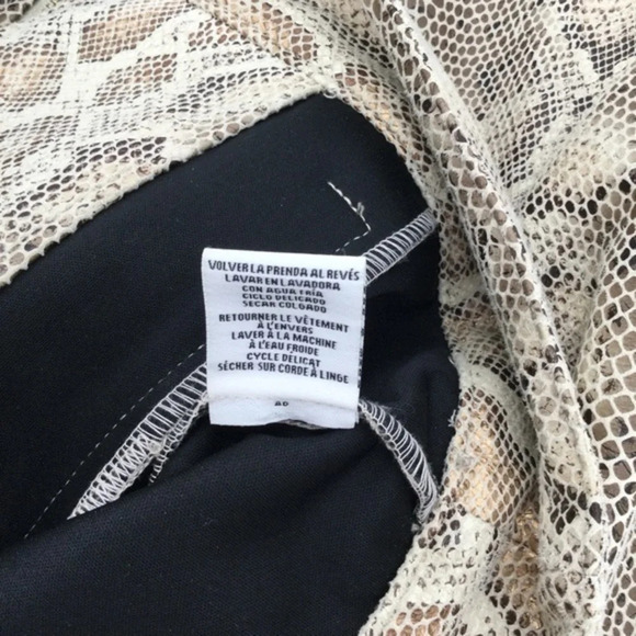 Ruby Rd. Women’s Reptile Embossed Full Zip-Up Jacket Business Casual Size 8 - Picture 6 of 7